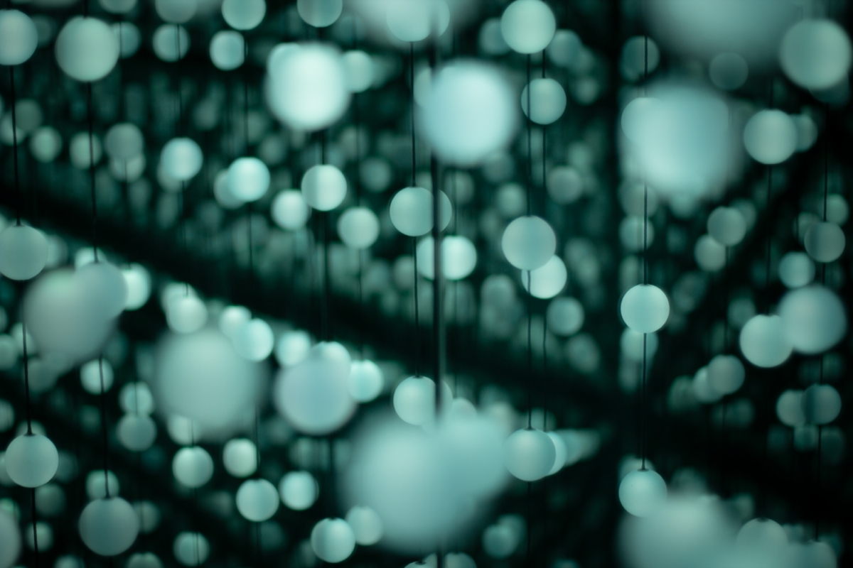 An abstract representation of machine learning.