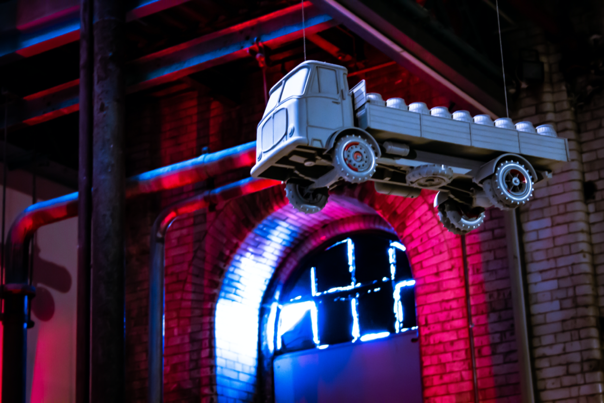 Urban architecture scene used as post banner