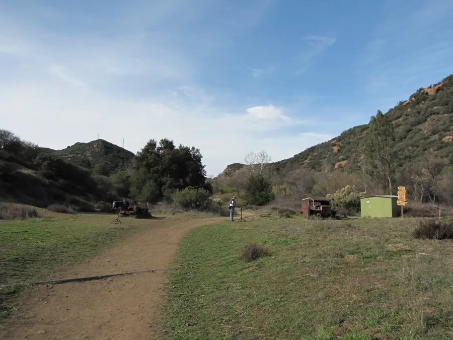 Overview of the M*A*S*H filming site at Malibu Creek State Park