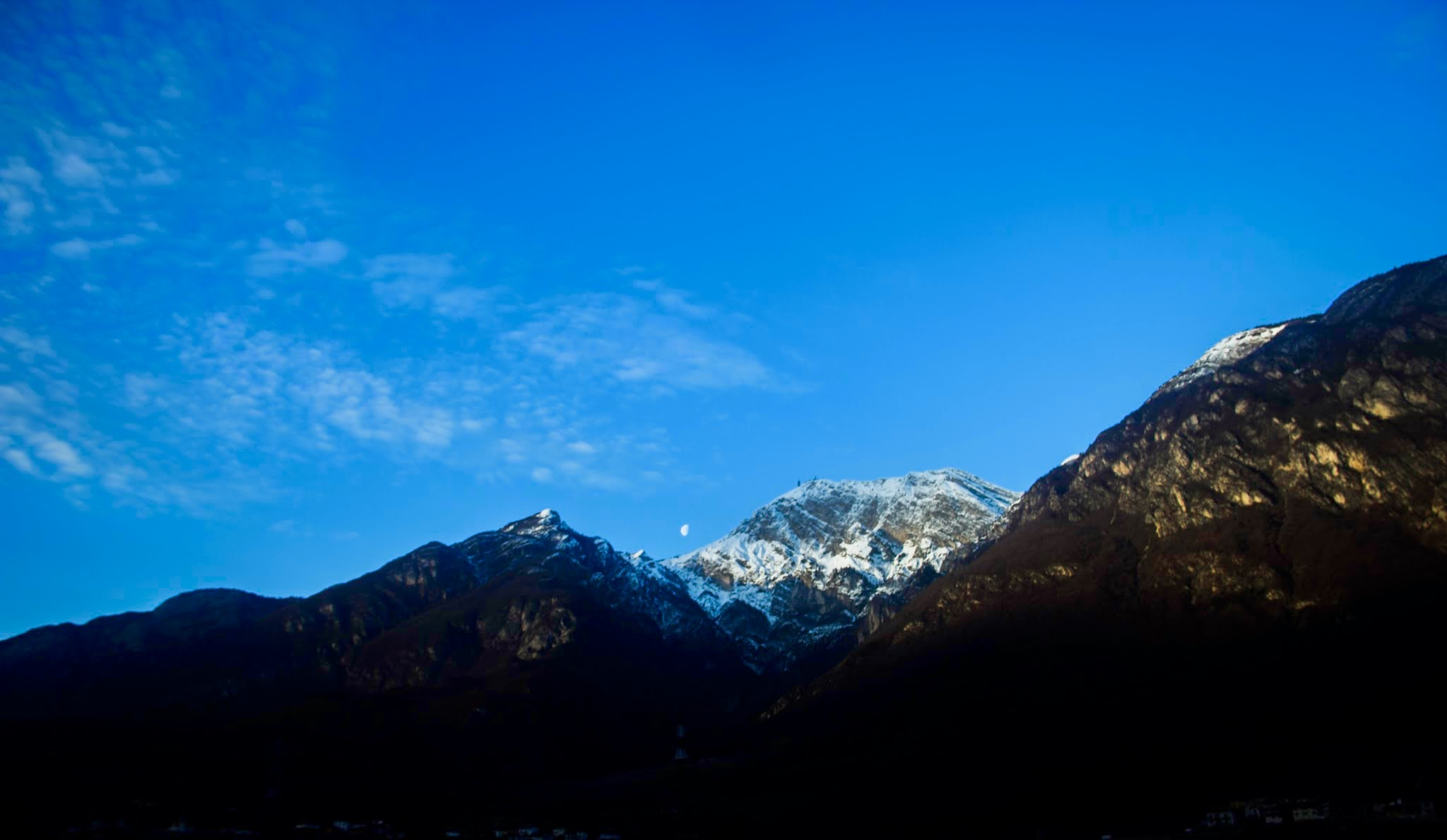 A photo of some Swiss mountains.