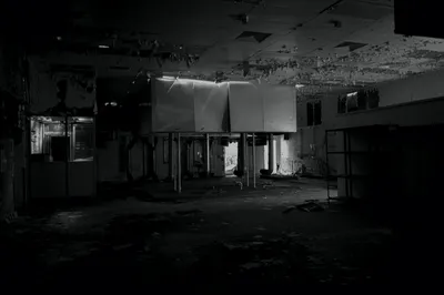 Abandoned building interior, Scotland