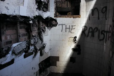 Abandoned interior at Bangour Village Hospital, West Lothian