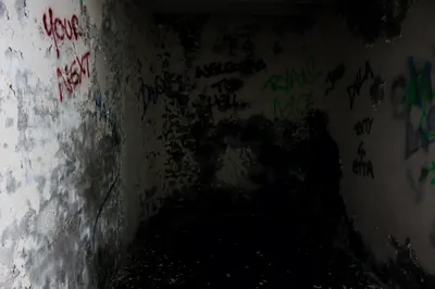 Abandoned building interior, Scotland